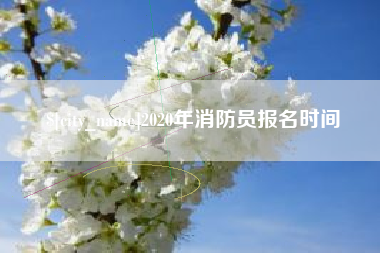 南城2020年消防员报名时间