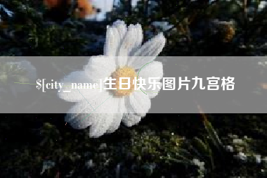 南城生日快乐图片九宫格