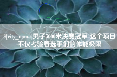 南城男子5000米决赛冠军-这个项目不仅考验着选手们的体能极限