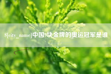 南城中国9块金牌的奥运冠军是谁