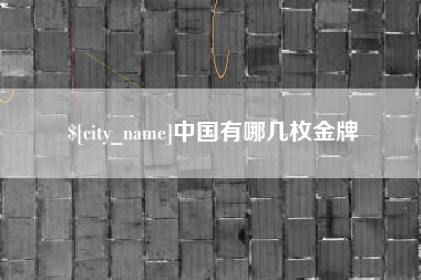 南城中国有哪几枚金牌