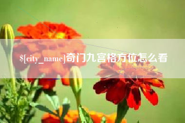 南城奇门九宫格方位怎么看