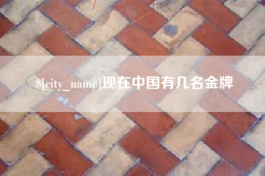 南城现在中国有几名金牌