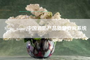 南城中国消防产品质量查询系统