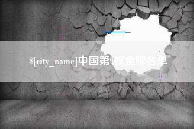 南城中国第9枚金牌名单