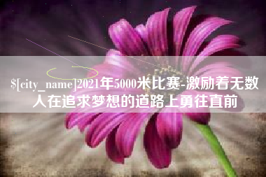 南城2021年5000米比赛-激励着无数人在追求梦想的道路上勇往直前