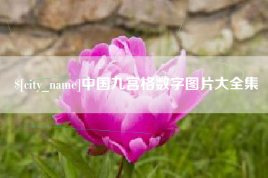 南城中国九宫格数字图片大全集
