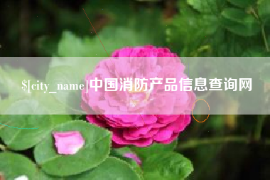 南城中国消防产品信息查询网