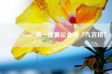 南城第一波奥运金牌“九宫格”