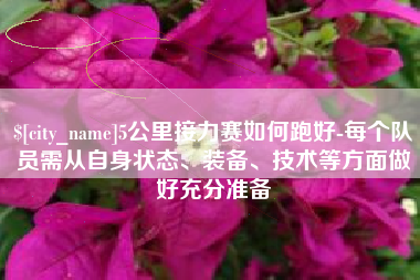 南城5公里接力赛如何跑好-每个队员需从自身状态、装备、技术等方面做好充分准备