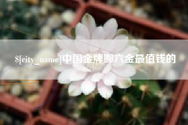 南城中国金牌哪六金最值钱的