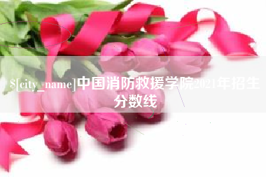 南城中国消防救援学院2021年招生分数线