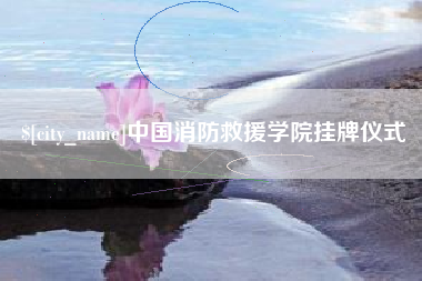 南城中国消防救援学院挂牌仪式